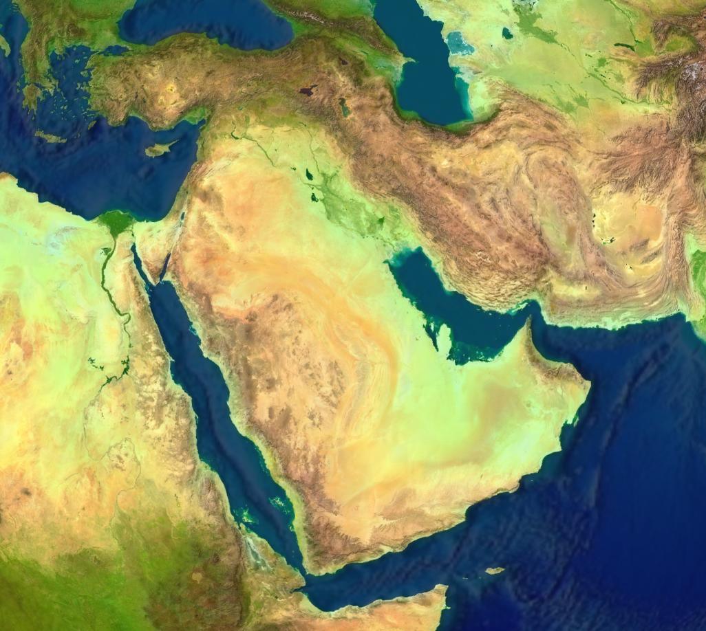 Mapa-del-Oriente-Medio-satelital